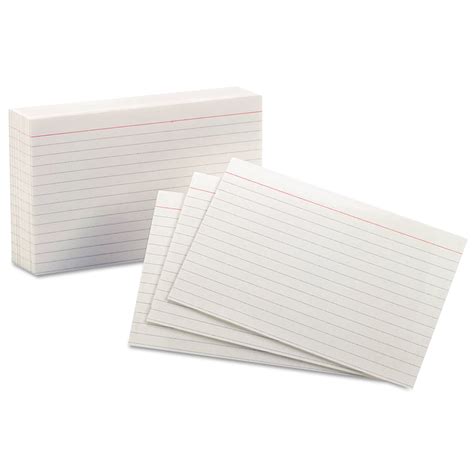 Shop for Index Cards in Paper. Buy products such as Universal Unruled Index Cards, 4 x 6, White, 500/Pack -UNV47225 at Walmart and save. 